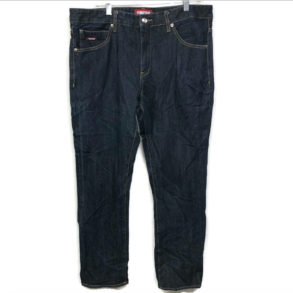 YMCMB Mens Dark Wash Blue Jeans Size 38 by 32